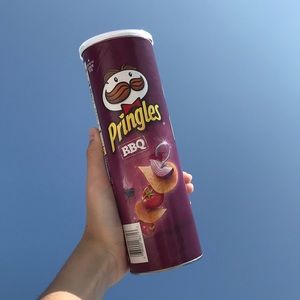 original bbq pringles box from 1000 b.c